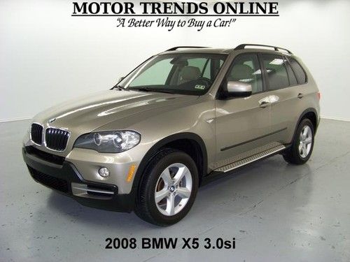 Awd 3.0si 3.0 pano roof leather htd seats 3rd row bluetooth 2008 bmw x5 65k