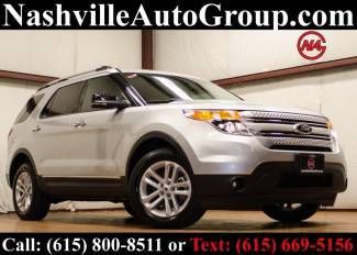 2013 silver xlt 4wd rear camera leather 4x4 3rd row awd roof rack certified!