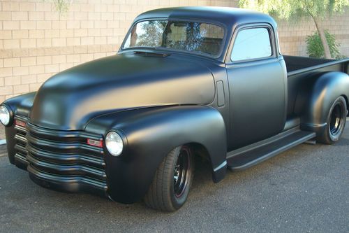 1950 chevy 5 window truck---seriously custom