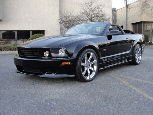 2009 ford mustang saleen s281 supercharged convertible, only 9,496 miles