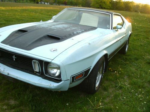 1973 ford mustang mach 1 q code cobra jet 4 speed fastback air condtioned