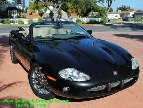 Jaguar xkr supercharged in black amazing condition low miles california jag!
