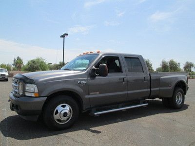 2004 gray turbo diesel v8 automatic sunroof dually long bed pickup truck