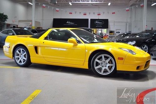 2004 acura nsx-t open top, indy yellow 1 of 17 produced
