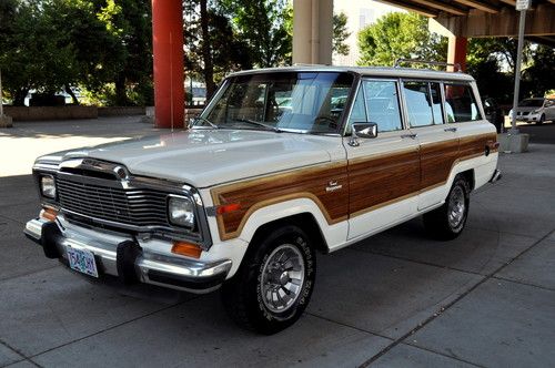 1984 jeep grand wagoneer survivor runs great woodgrain