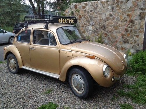 Electric-powered  super beetle, battery-powered, electric conversion,no reserve