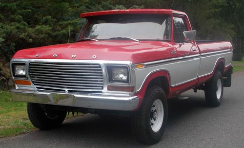 1979   no reserve, sell worldwide, very straight, no rust ford f250 4x4