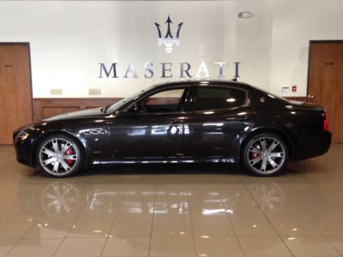 *** one-owner ** maserati certified to 100,000 miles ** black/black gts ***