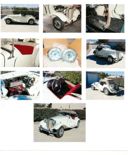 1953 mg td - ivory exterior - red interior - matching numbers - low milage