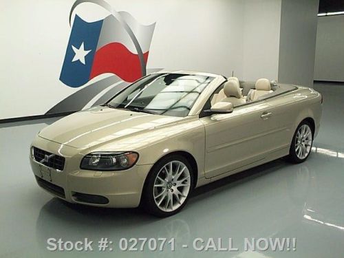 2007 volvo c70 t5 convertible htd leather dynaudio 56k texas direct auto