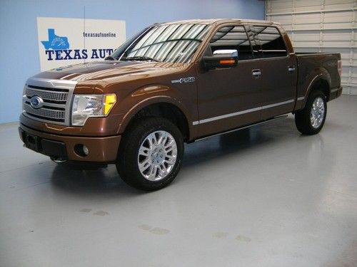 We finance!!!  2011 ford f-150 platinum 5.0l v8 roof nav rcam hdd sony sync tow