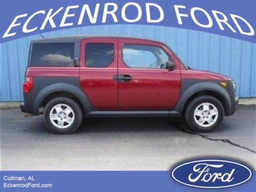 2007 suv used gas i4 2.4l/144 5-speed automatic w/od  fwd red