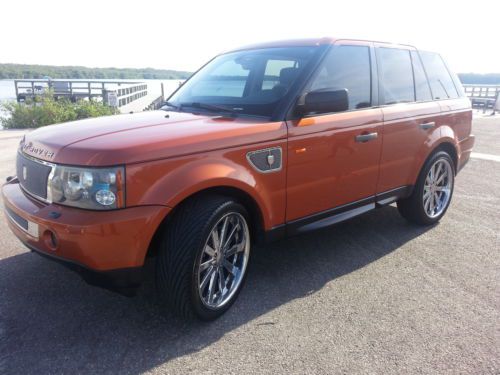 2006 range rover sport supercharged *vesuvius orange * this is a rare/limited