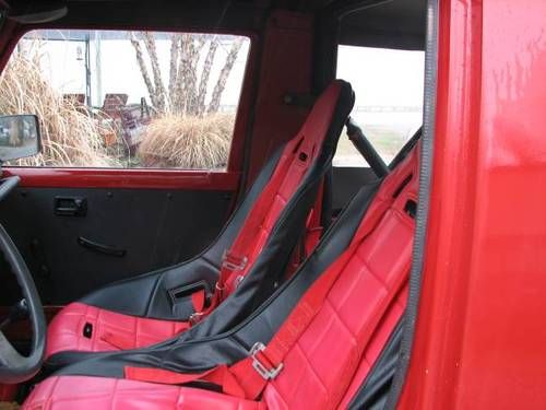 1987 suzuki samurai 4wd convertible, red, total overhauled, with extras