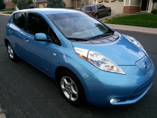 No reserve nissan leaf sl quick charge nav bluetooth new tires rear view cam