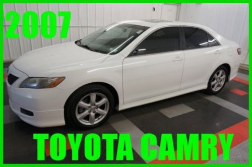 2007 toyota camry se nice! sunroof! gas saver! 60+ photos! must see!