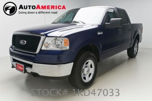2007 ford f-150 4x4 xlt 61k low miles crewcab bedliner one 1 owner cln carfax