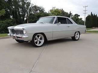 1966 silver chevy ii 406 v8 one owner restored!!