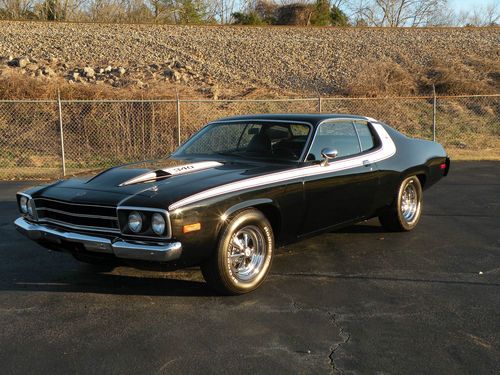 1973 plymouth road runner "rm21" 340, factory air, factory black, southern car