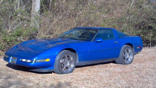 1995 chevrolet corvette 5.7l blue great condition - may trade