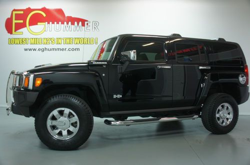 2007 hummer h3 luxury for sale~black/tan~low miles~one owner~only 6700 miles!