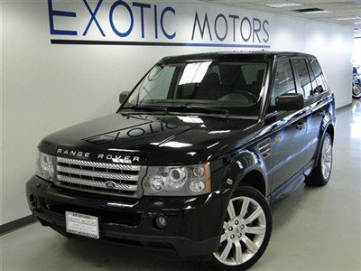 2008 rover sport supercharged awd!! blk/blk nav heated-sts pdc 1-owner 20"whls!!