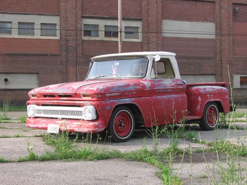 1965 chevy truck c10 rat rod lowrider shop truck barn find hot rod 4 speed