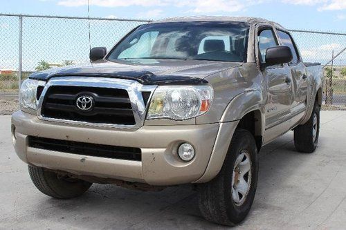 2005 toyota tacoma double cab v6 4wd damaged junk title priced to sell wont last