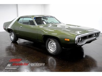 1972 plymouth roadrunner 383 big block automatic ps check this one out