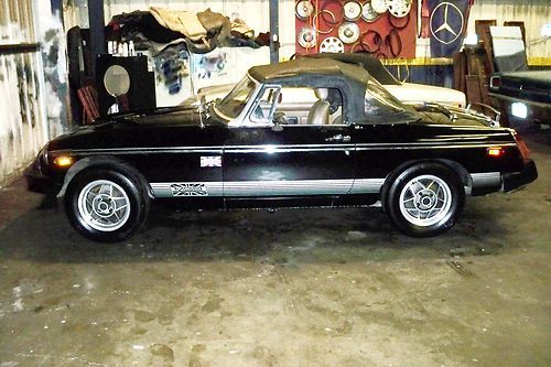 1979 mgb limited edition,all original,black with tan interior,4spd,nice cond