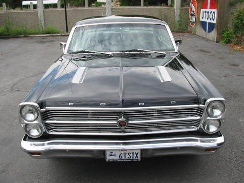 1966 ford fairlane gt 390 four speed, black with ghost flames