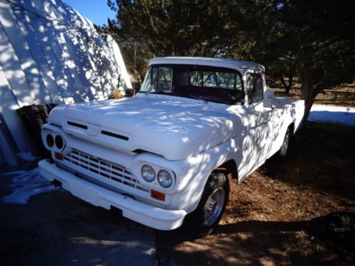 1961 ford f100 nice project v8 &amp; straight 6 engines, wiring harness, parts, more