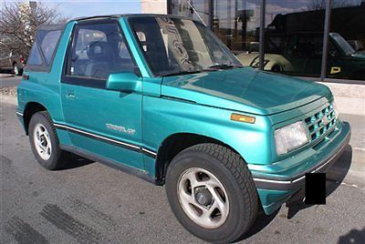1994 geo tracker lsi 4x4 soft top convertible cruise a/c very clean low mileage