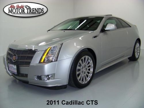 2011 cadillac cts coupe awd premium navigation rearcam roof heated ac seats 23k
