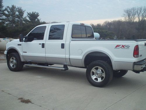 2005 ford f-350 fx4 diesel 4x4 powerstroke tow package leather low miles