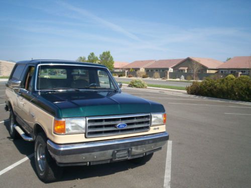 1991 ford bronco xlt low miles