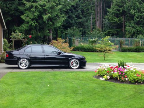 2001 bmw e39 m5 - jet black - supercharged and much more