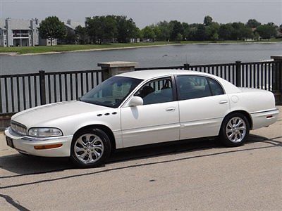 2005 buick park ave ultra white/gray lthr supercharged only 67k loaded clean