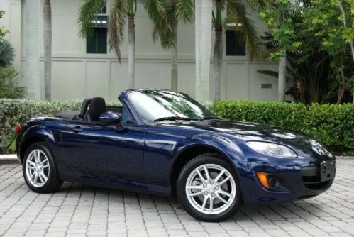2012 mazda mx-5 miata 2dr roadster 5-speed manual 7in touch navigation bluetooth