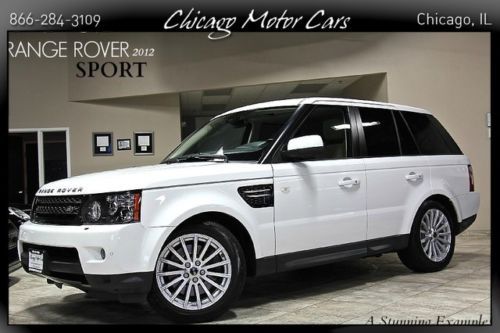 2012 land rover range rover sport navigation fuji white only 21k miles! wow