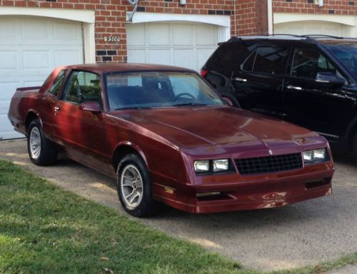 1987 monte carlo ss 1 owner
