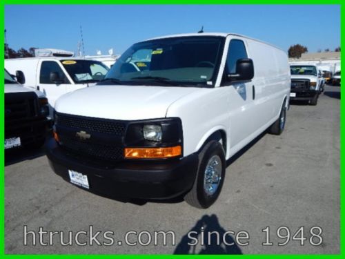 Used 2014 chevrolet express 2500 extended cargo van 4.8l v-8 gas automatic power