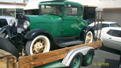 1929 model a 2 door coupe all origanal henry ford steel