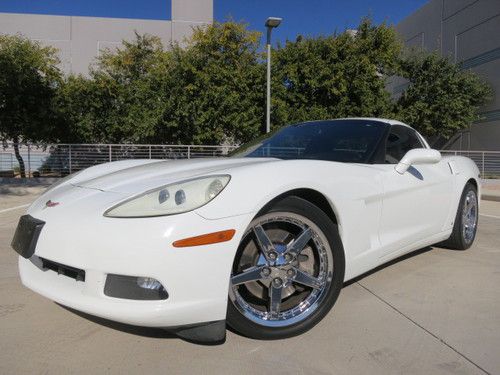 Navigation automatic chrome staggered wheels clean carfax like 05 07 vette wow
