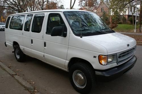 1998 ford e-350 van cng natural gas low miles 27k no reserve