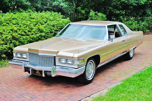 Absolutly amazing just 18,040 miles 1975 cadillac coupe deville must see drive