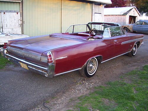 1963 pontiac bonneville convertible 389 with tripower nicely optioned project