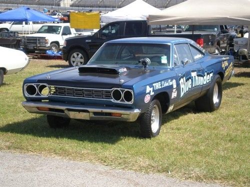 1968 roadrunner "blue thunder"
