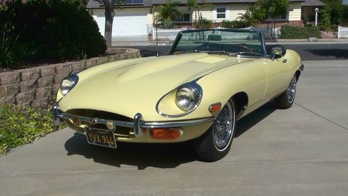 Jaguar: 1969 e-type roadster, 25,106 orig. miles