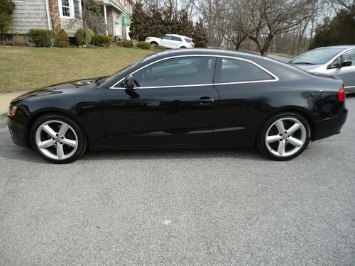 2009 audi a5 quattro coupe 2-door 3.2l awd 6 speed navi back up camer no reserv